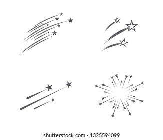 Star icon Template vector illustration design