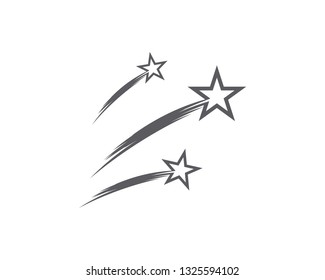 Star icon Template vector illustration design