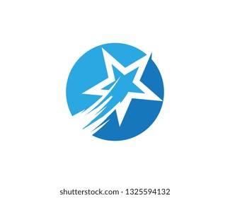 Star icon Template vector illustration design