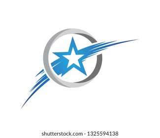 Star icon Template vector illustration design