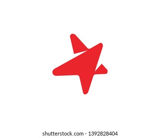 Star icon Template vector illustration design