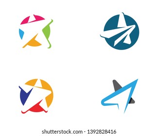 Star icon Template vector illustration design