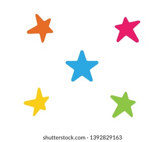 Star icon Template vector illustration design