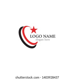Star icon Template vector illustration design