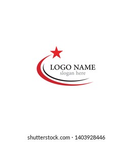 Star icon Template vector illustration design