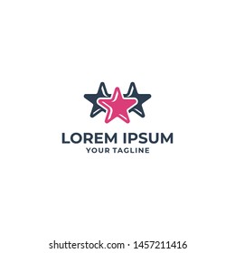 Star  icon Template vector  illustration design