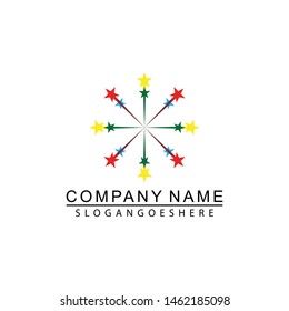 Star icon Template vector illustration design