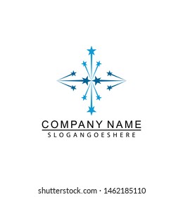 Star icon Template vector illustration design