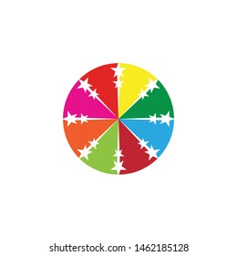 Star icon Template vector illustration design
