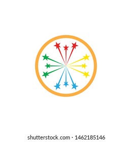 Star icon Template vector illustration design