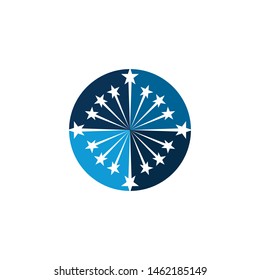 Star icon Template vector illustration design