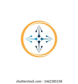 Star icon Template vector illustration design