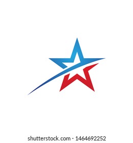 Star icon Template vector illustration design