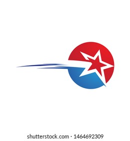 Star icon Template vector illustration design