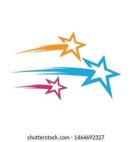 Star icon Template vector illustration design