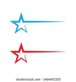 Star icon Template vector illustration design