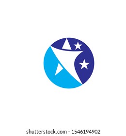 Star icon Template vector illustration design