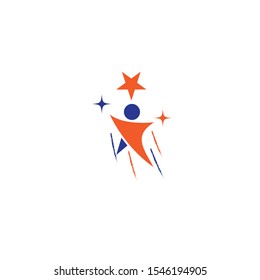 Star icon Template vector illustration design