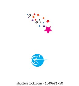 Star icon Template vector illustration design