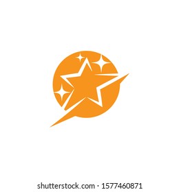 Star icon Template vector illustration design