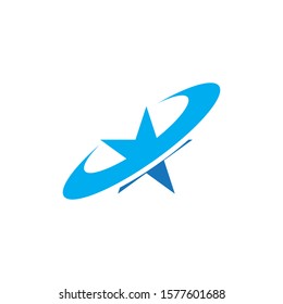 Star icon Template vector illustration design