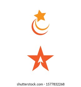 Star icon Template vector illustration design
