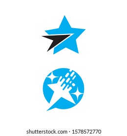 Star icon Template vector illustration design