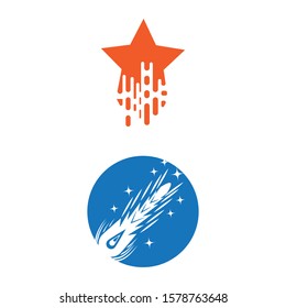 Star icon Template vector illustration design