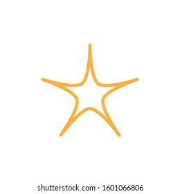 Star icon template. Vector illustration 
