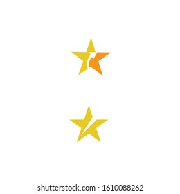 Star icon Template vector illustration design