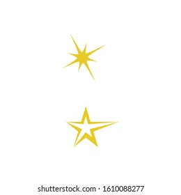 Star icon Template vector illustration design