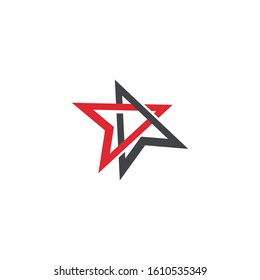 Star icon Template vector illustration design