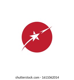 Star icon Template vector illustration design