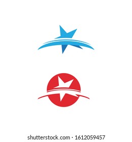 Star icon Template vector illustration design