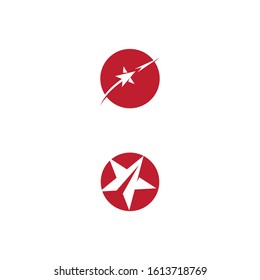 Star icon Template vector illustration design
