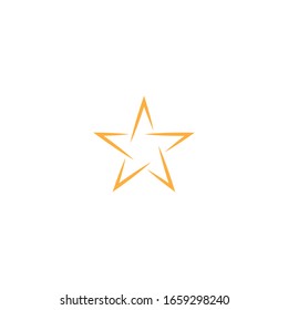 Star icon Template vector illustration design