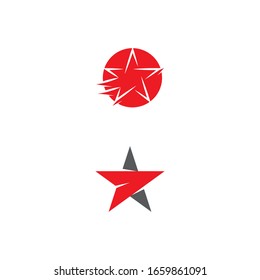 Star icon Template vector illustration design
