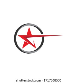 Star icon Template vector illustration design