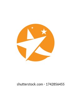 Star icon Template vector illustration design