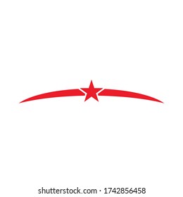 Diseño de ilustración de vector de plantilla de icono de estrella