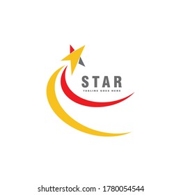 Star icon Template vector illustration design