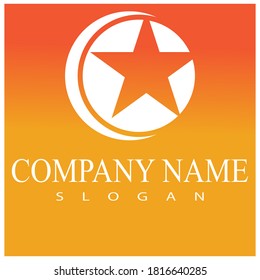 Star icon Template vector illustration design
