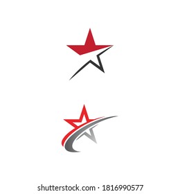 Star icon Template vector illustration design