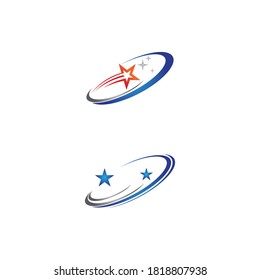 Diseño de ilustración de vector de plantilla de icono de estrella