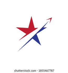 Star icon Template vector illustration design