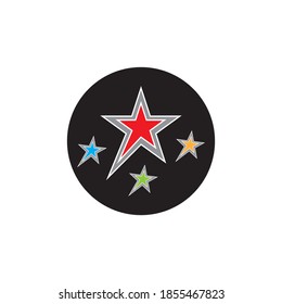 Star icon Template vector illustration design