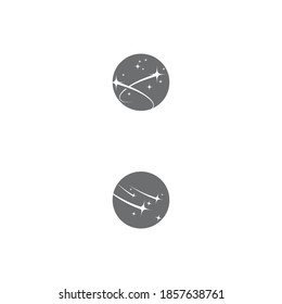 Diseño de ilustración de vector de plantilla de icono de estrella