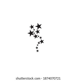 Diseño de ilustración de vector de plantilla de icono de estrella