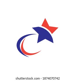 Star icon Template vector illustration design