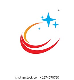 Star icon Template vector illustration design